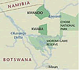 Kwando Concession Map