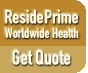 Get an Instant Quote for RESIDE Prime Worldwide Medical Plan
